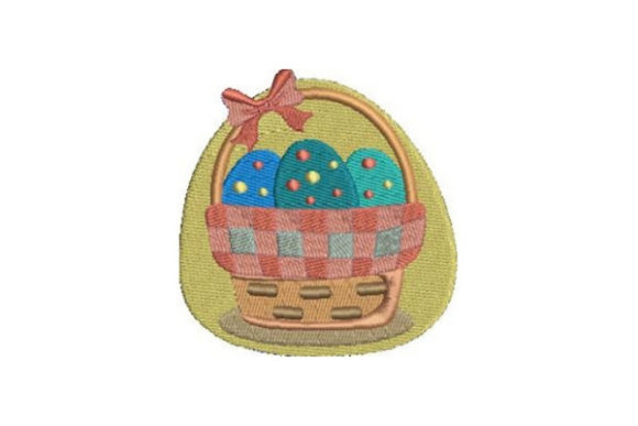 Easter Basket: A Craft Fair Embroidery Review