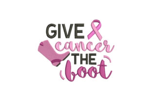 Give Cancer the Boot: An Embroidery Design Review