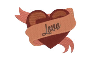 Heart with Ribbon Love: An Embroidery Design Review