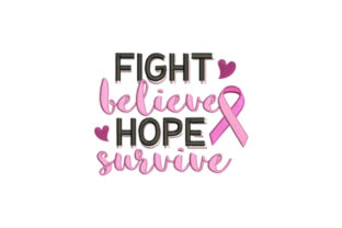 Hope Survive: Embroidery Design for Apparel