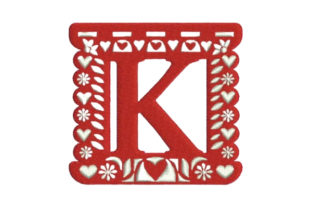 Papel Picado Alphabet K: An Embroidery Review